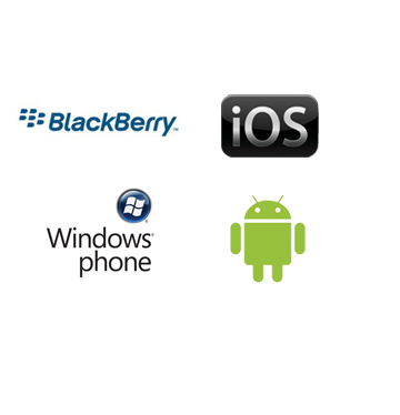 Black Berry, iOS, Windows Phone, iPhone, iPad, Android